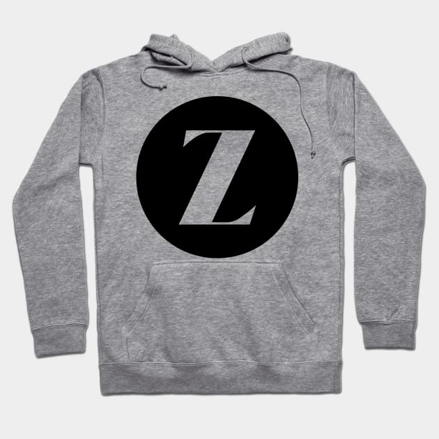 Z (Letter Initial Monogram) Hoodie by n23tees